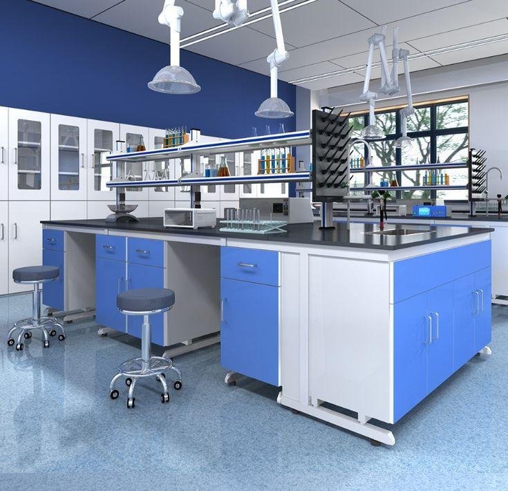 Modern Pharmaceutical Lab Furniture Setup